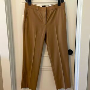 Theory Tan High Rise Pants